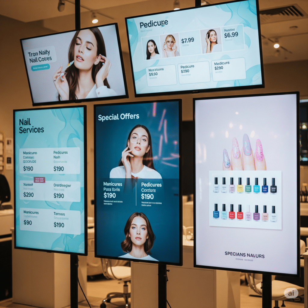 Collage of happy small business owners smiling